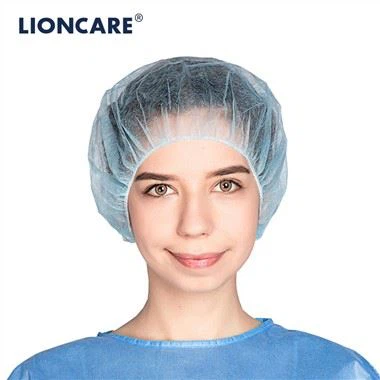 LIONCARE® polypropylen engangs-bouffant-hætte