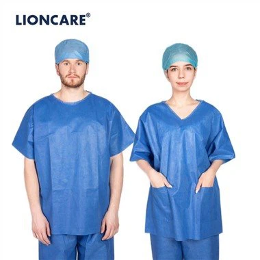 LIONCARE® SMS Engangs skrubbe skjorter